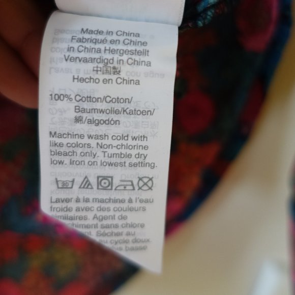 J. Crew Liberty Ciara Ruffleneck Flutter Sleeve Floral Top Pleated AR916 XS 0 - Picture 13 of 16